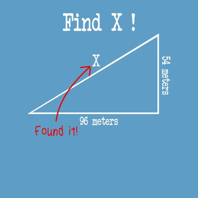 Math math meme Find X Found It pythagoras