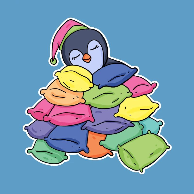 Sleeping penguin
