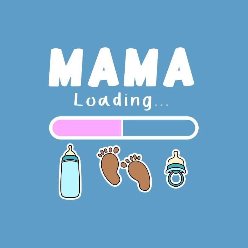 werdende Mutter - Mama wird geladen