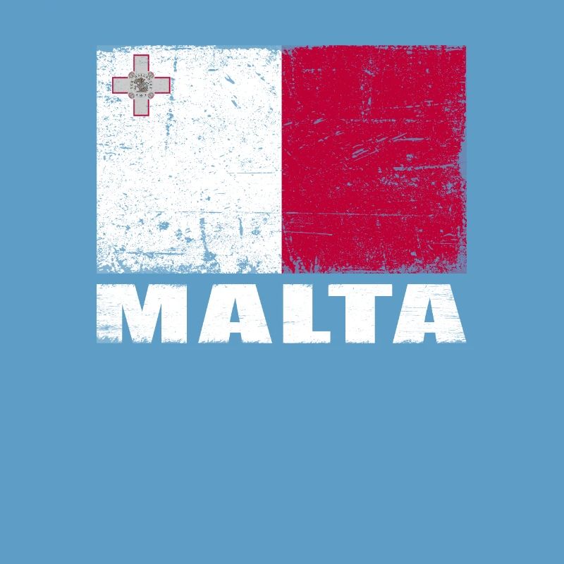 Drapeau de Malte Grunge Drapeau de Malte