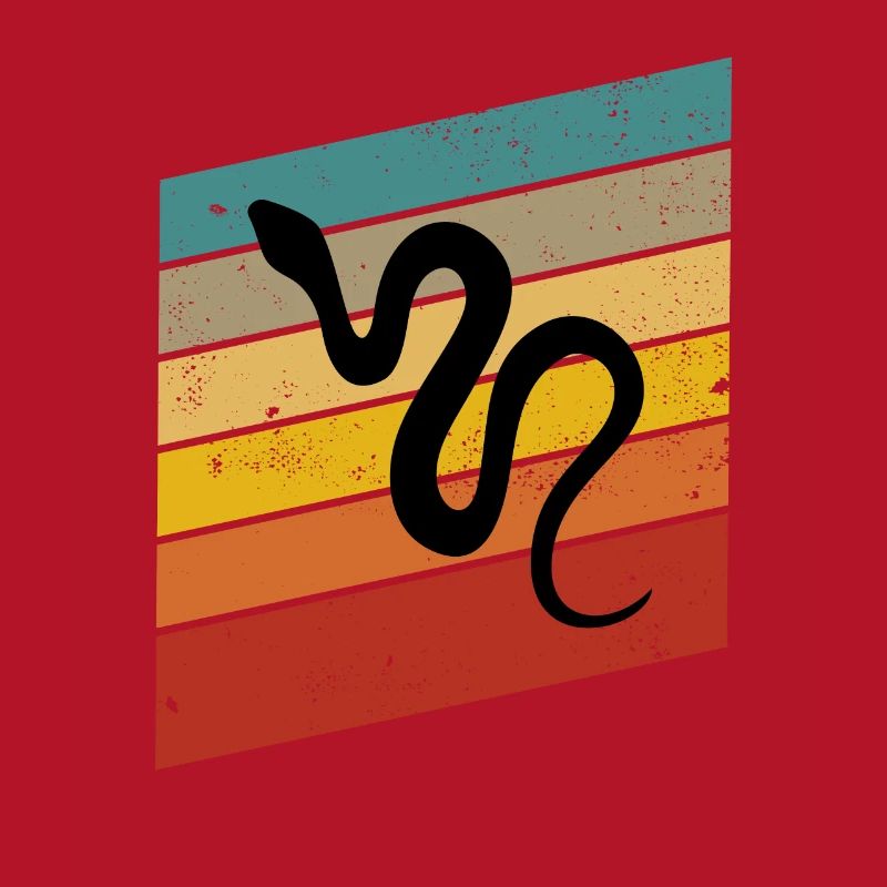 Snake Retro Reptile Python Gift idea