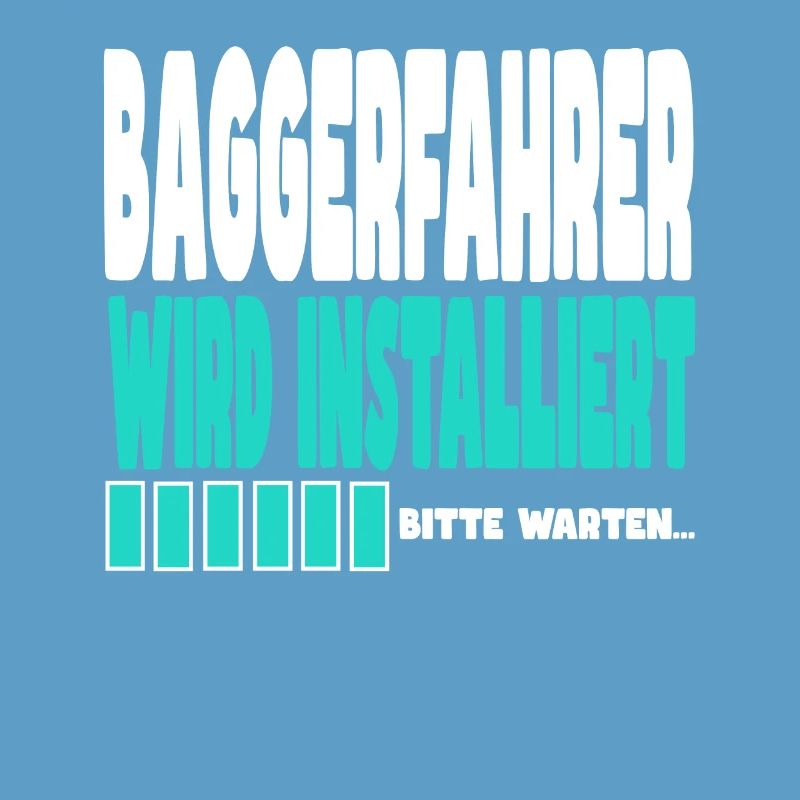 Baggerfahrer wird installiert