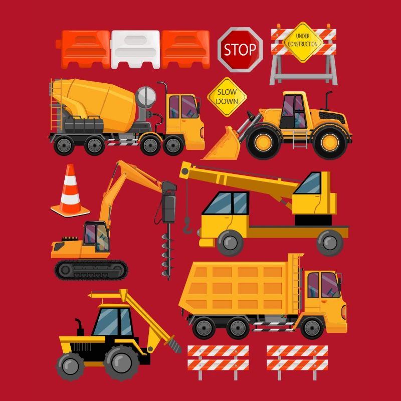 Construction Loader Tractor Dumptuck Construction Site | Engineer