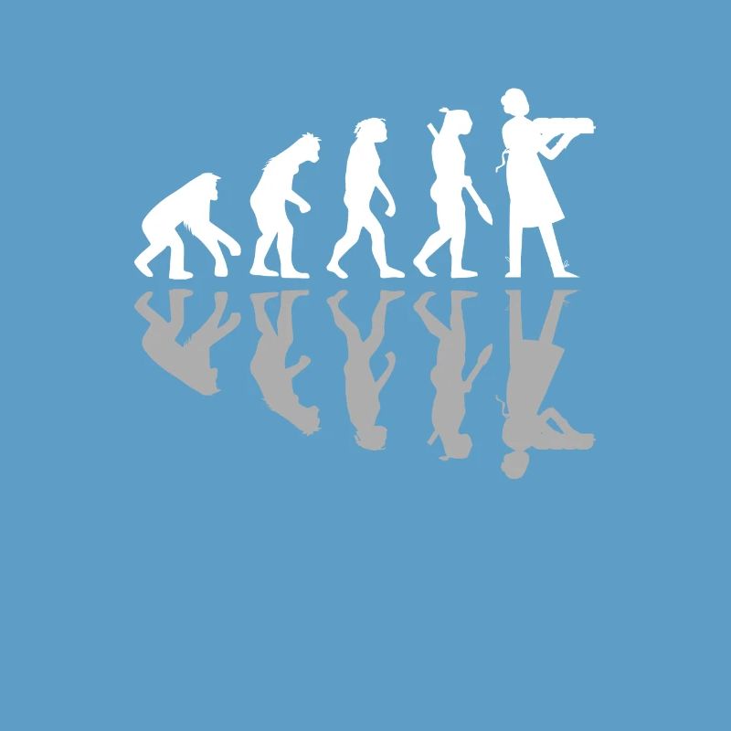 Human Evolution Funny Baking Baker Humor Culinary