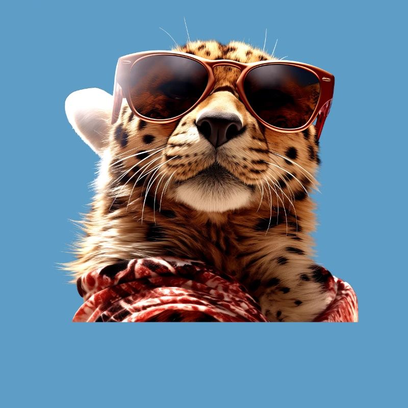 Lunettes de soleil guépard Chats guépard Mignon guépard