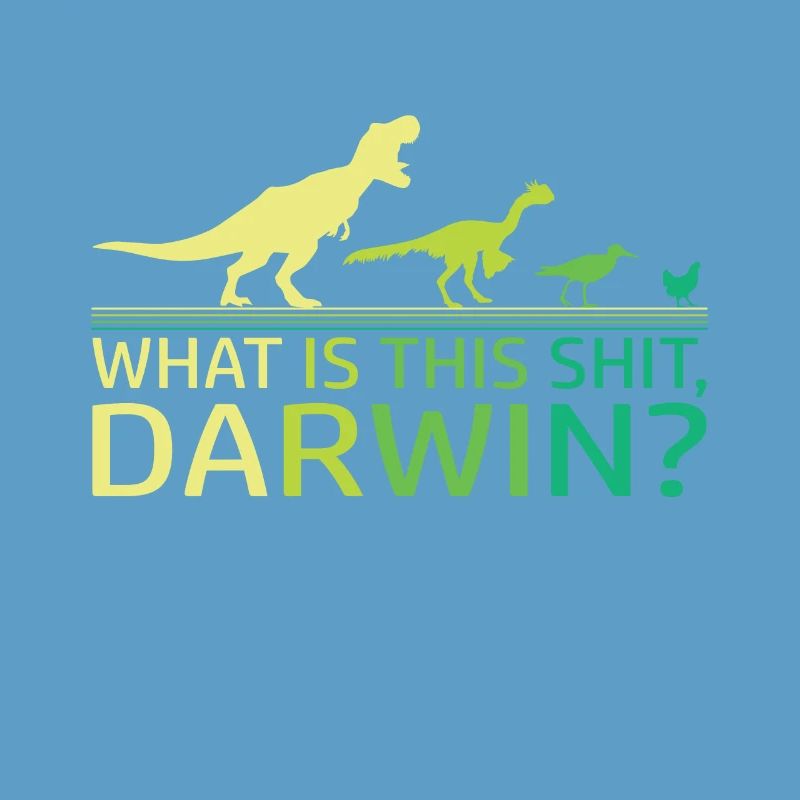 Funny Evolution Dino Dinosaur Darwin T-Rex