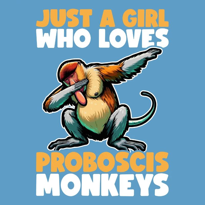 Proboscis Monkey Dabbing Monkey Gift Monkeys