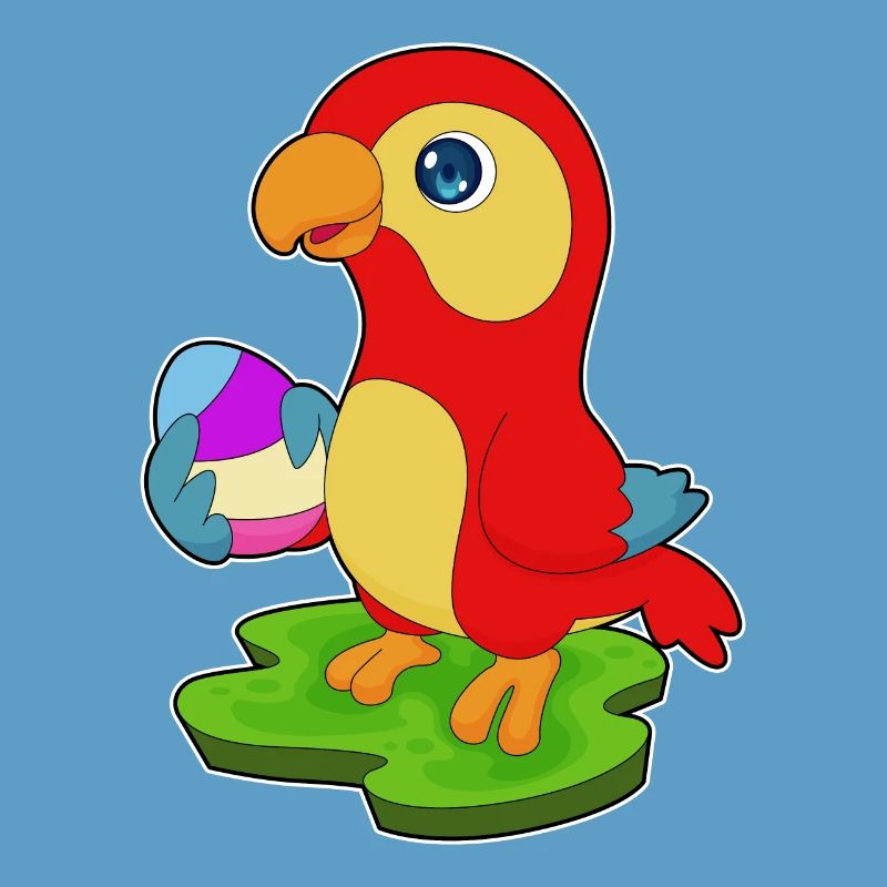 Parrot Easter Easter Egg