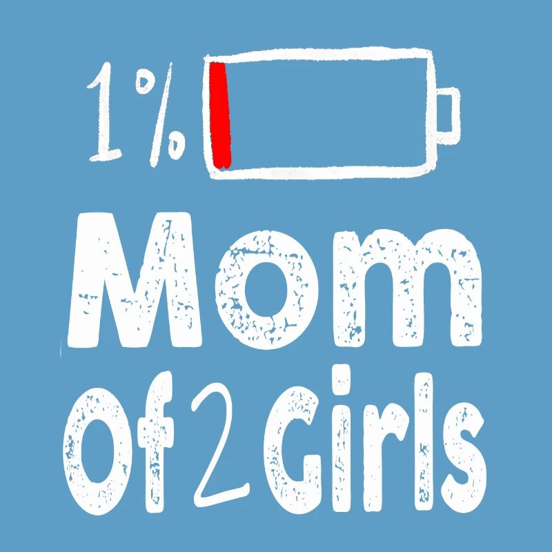 Mutter von 2 Mädchen Lustiger Muttertag