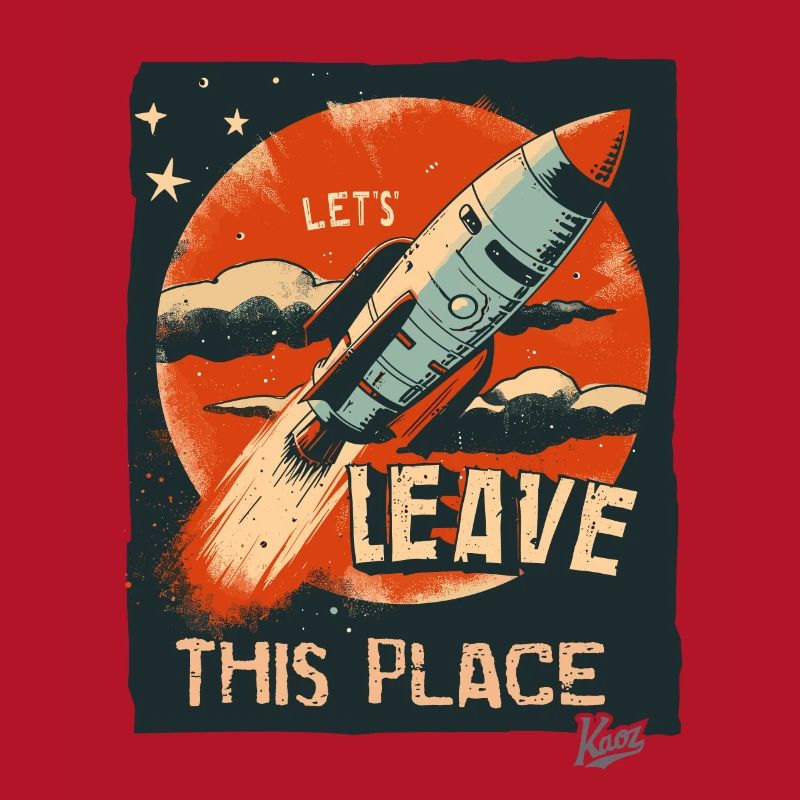 Let's get out of here with a rocket