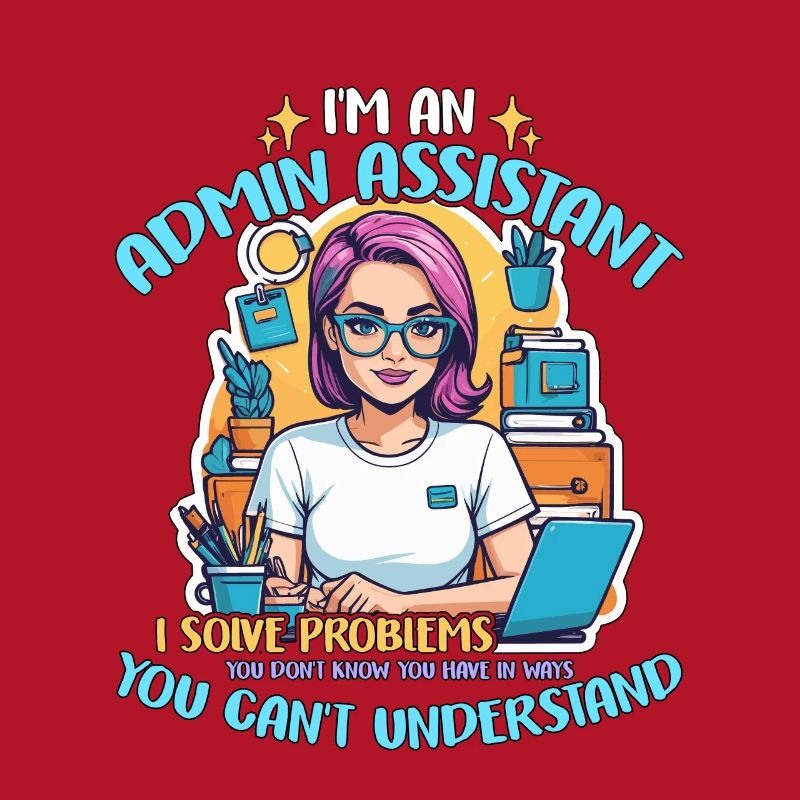 I'm An Admin Assistant I Solve Problems Secretary