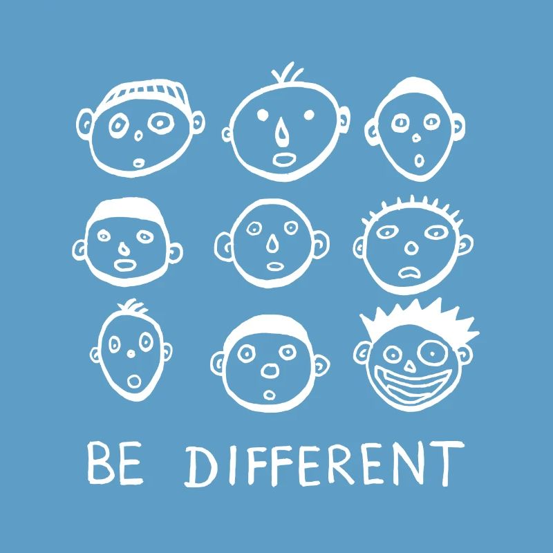 Be different sei anders statement cool lustig