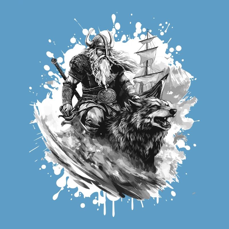 Wikinger Wolf Krieger Valhalla