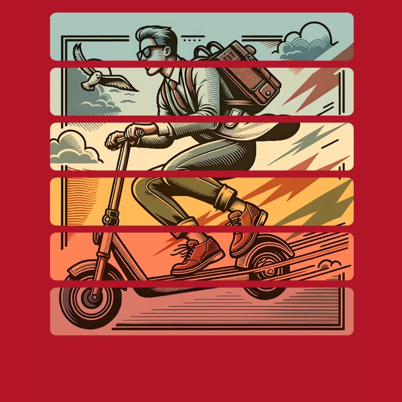 E-Scooter E-Roller Tretroller
