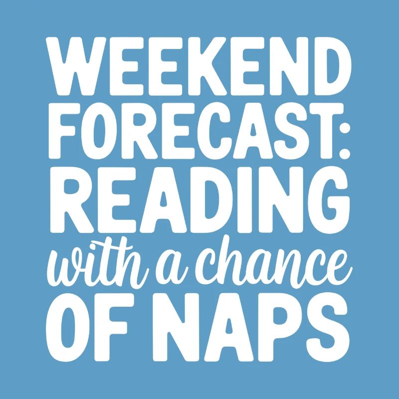 Wochenendvorhersage-Lesung mit der Möglichkeit eines Nickerchens