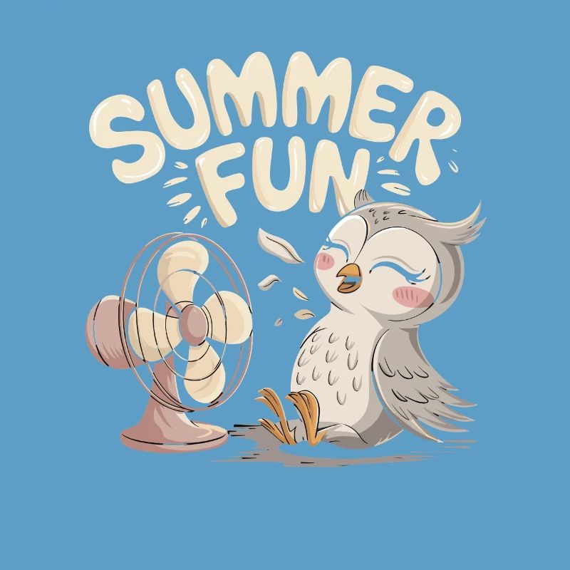 Summer Fun Eule mit Ventilator