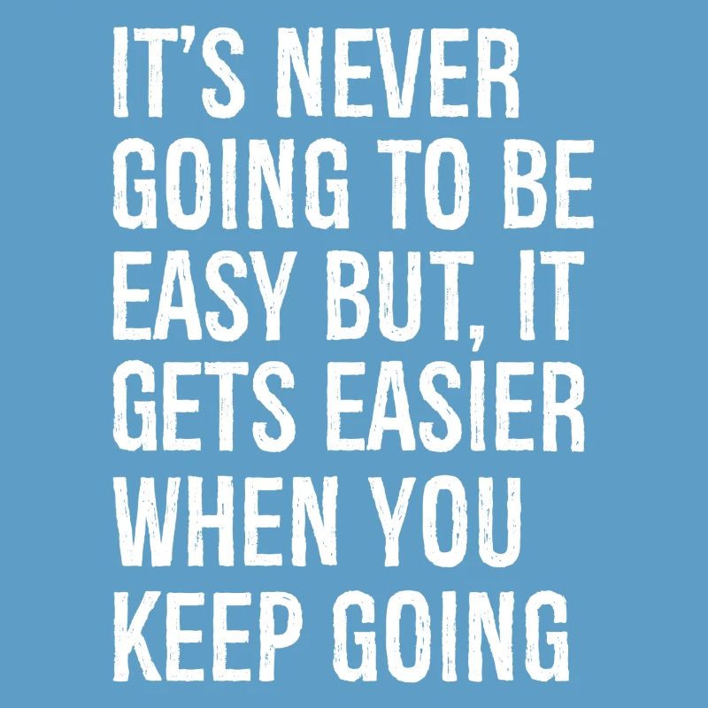 Es wird nie einfach sein, aber es wird einfacher