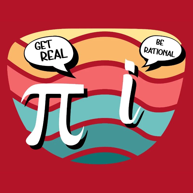 Math Humor Pi vs. Imaginary Number