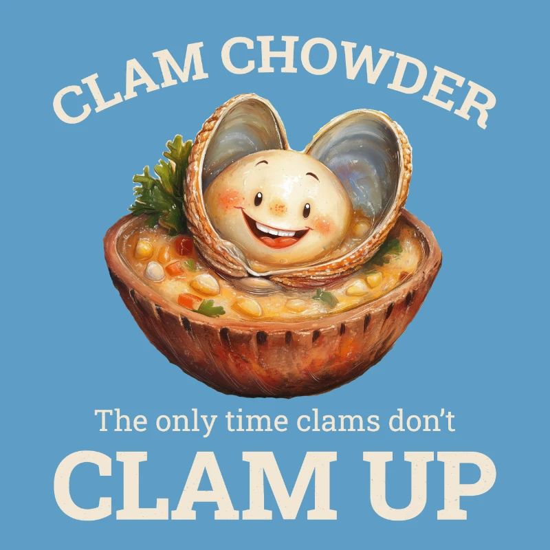 Clam Chowder Shellfish Hilarious Seafood Soup