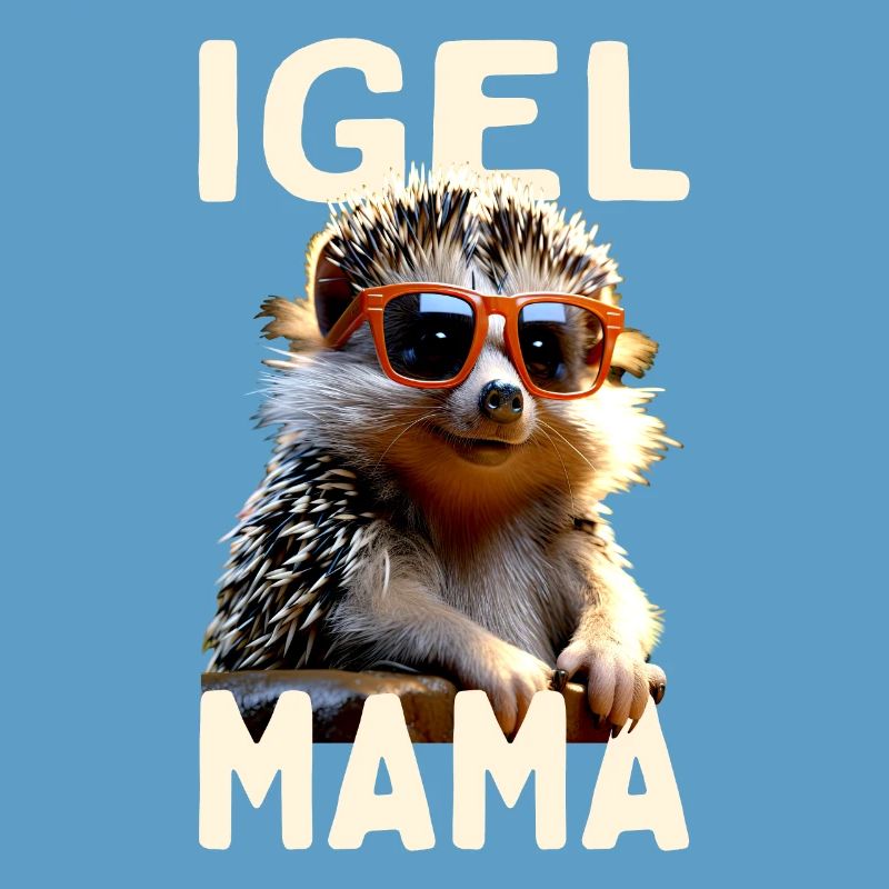 Igel Mama Mom Igelfrau Muttertag Igelmama Igel Mum