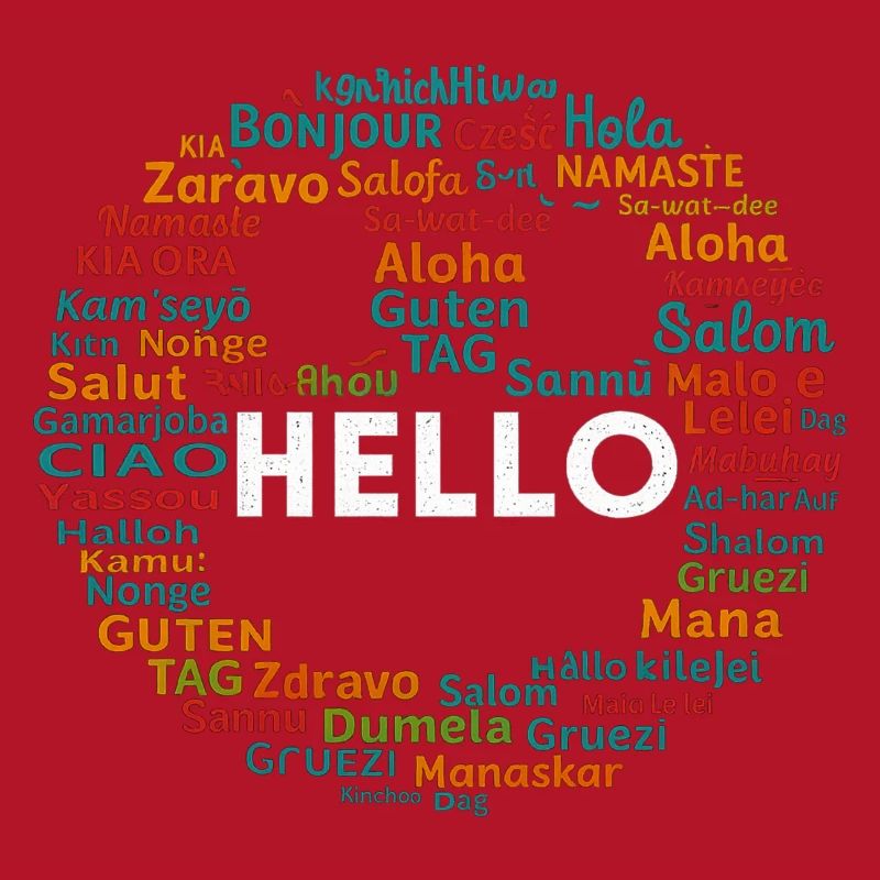 Commencez par Hello Different World Language Learning