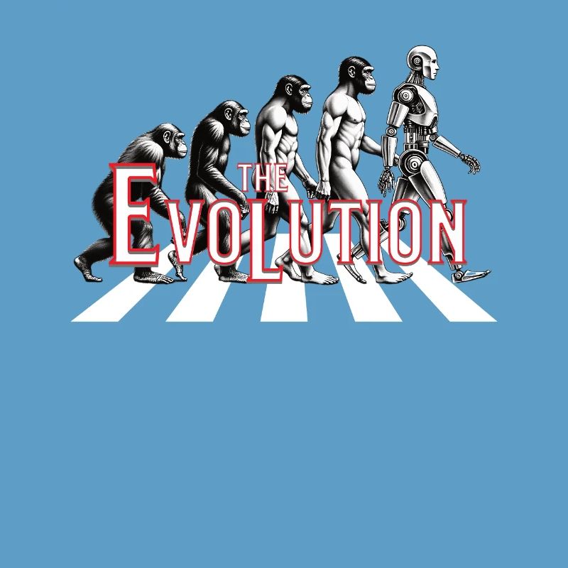 Evolution - Monkey to Robot Future Past