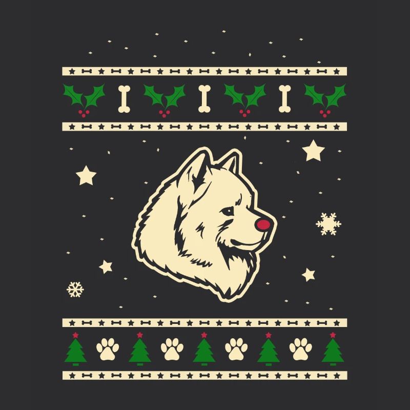 Samojeden Weihnachtsgeschenk
