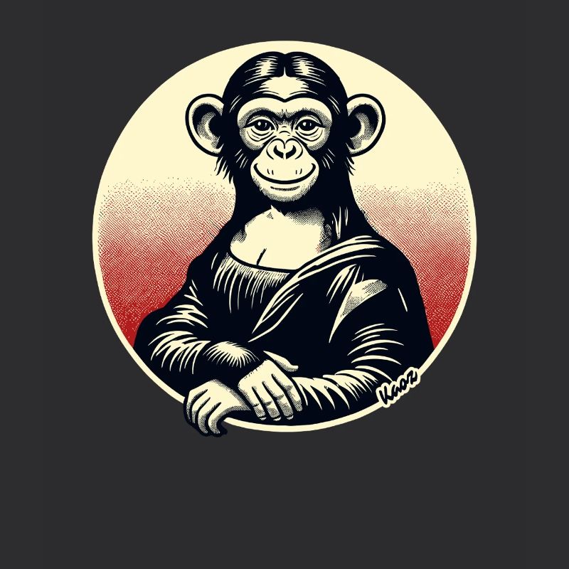 Mona Monkey – Playful Monkey Motif