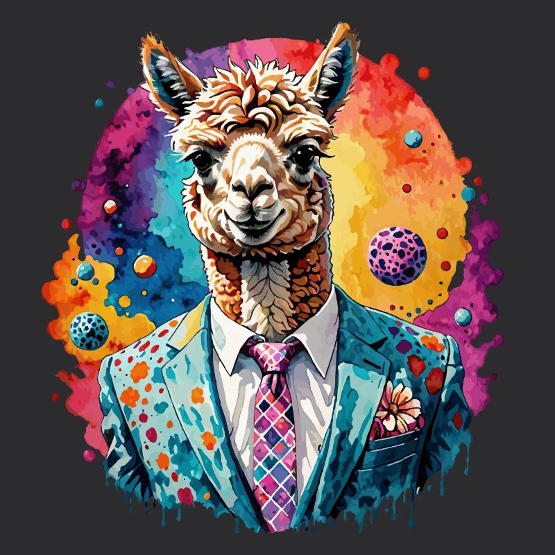 Alpaca in a suit