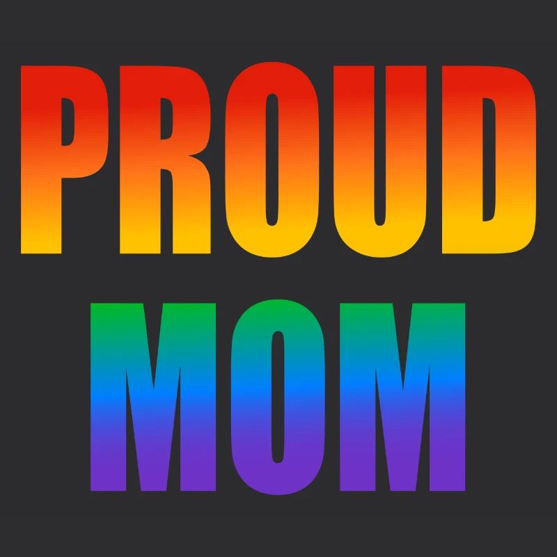 Stolze Mutter schwuler Regenbogen