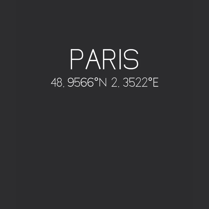 Coordonnées de Paris