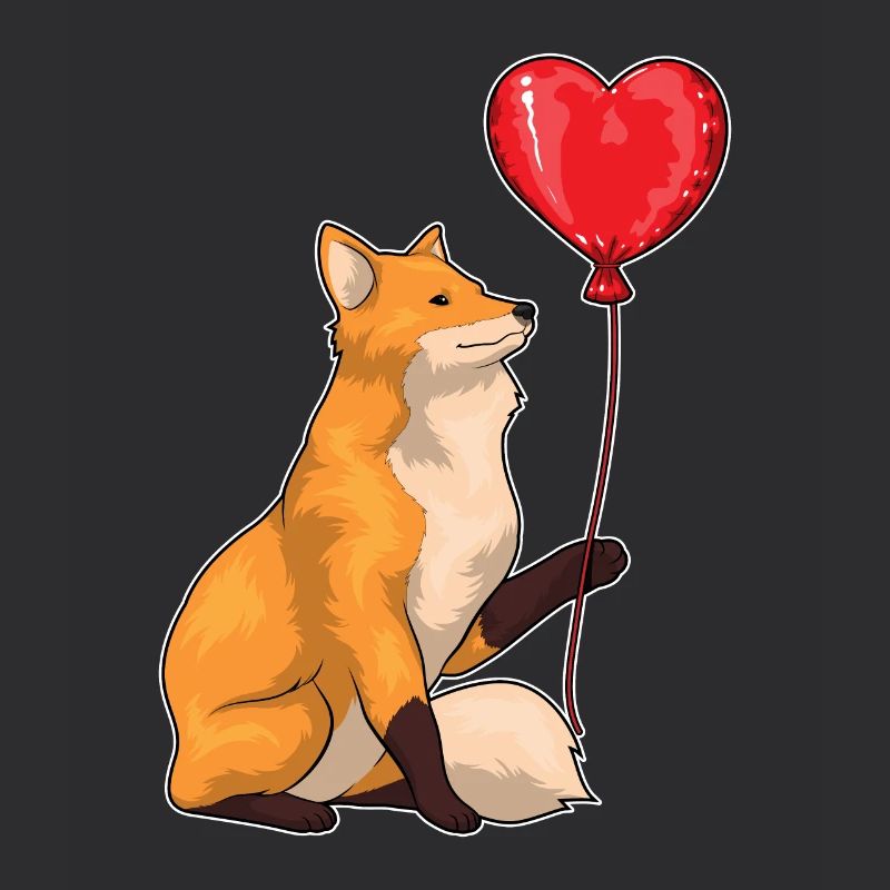Fuchs Herz Luftballon