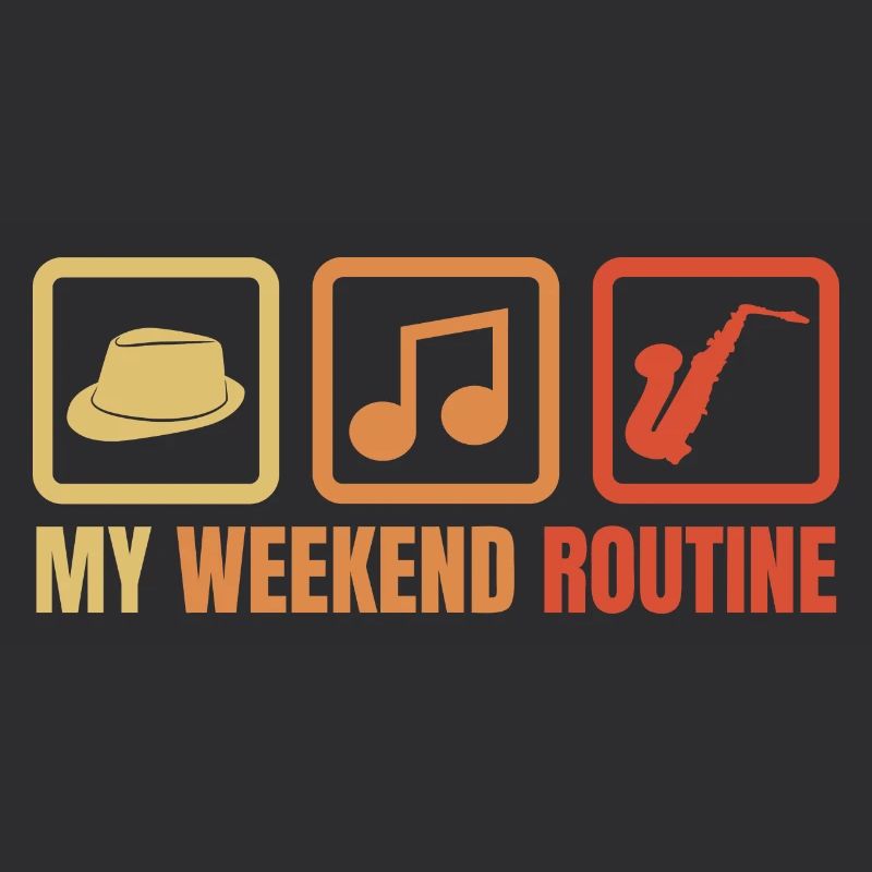 Saxophonist Wochenendroutine
