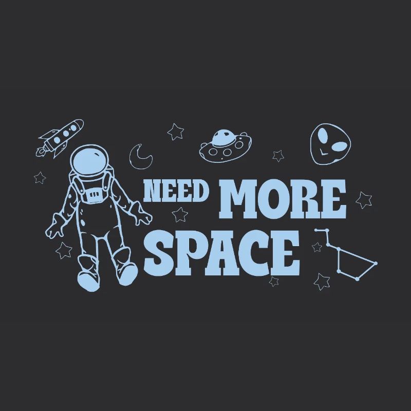 Besoin de plus d’espace – Drôle de proverbe sur l’espace