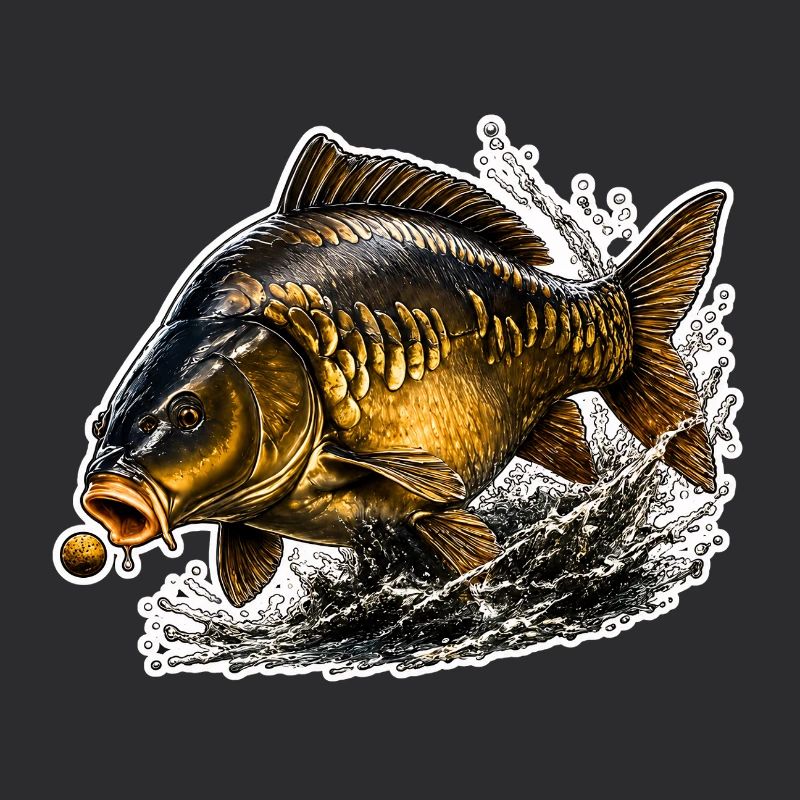 Spiegelkarpfenfisch-Design