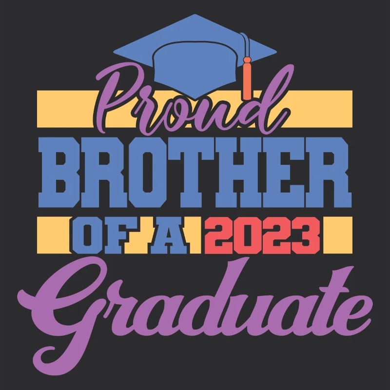 Stolzer Bruder eines Abschlussgeschenks 2023