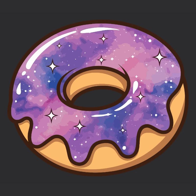 Kosmische Galaxie Donut