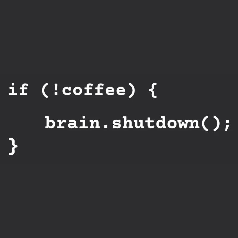 Code Coffee Crisis Funny Programmer Humor Gift