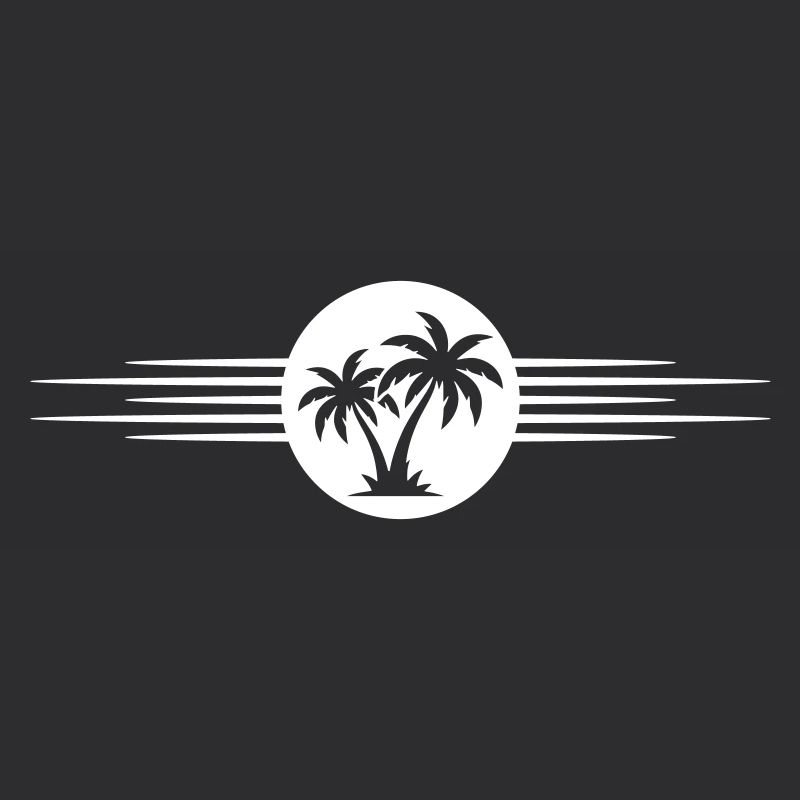 Palm Tree Symbol Island