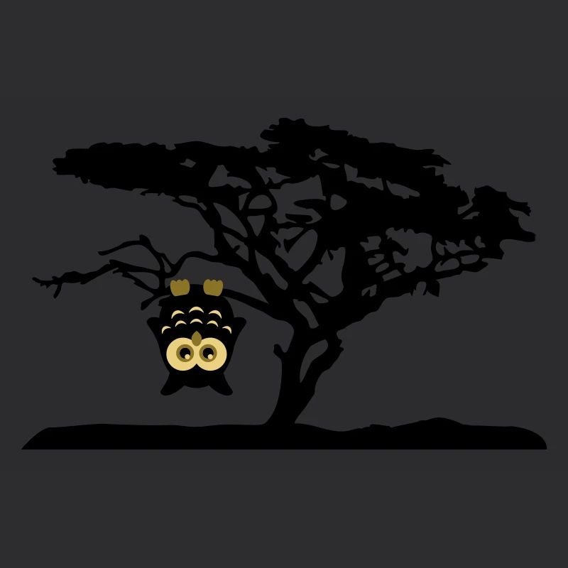 Owl Tree Hanging upside Different