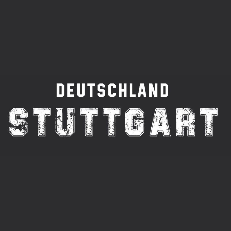 Deutschland Stuttgart - Urbanes Textdesign