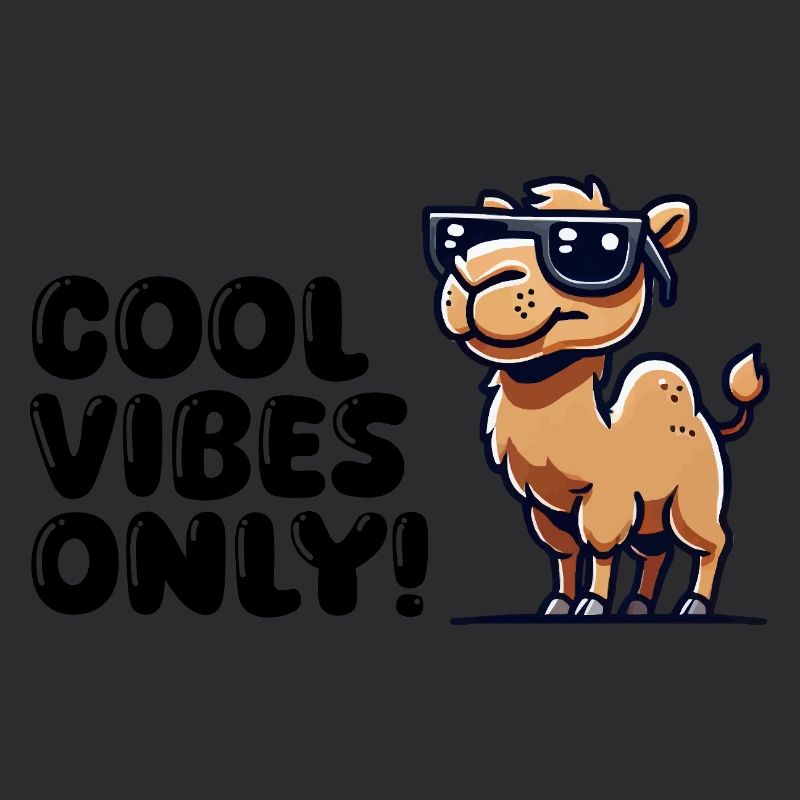 kamel comic sonnenbrille cool