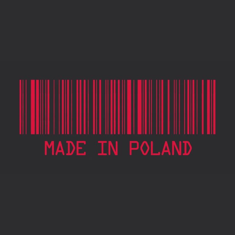 Made in Poland - Polska - Polen - Barcode - Strich