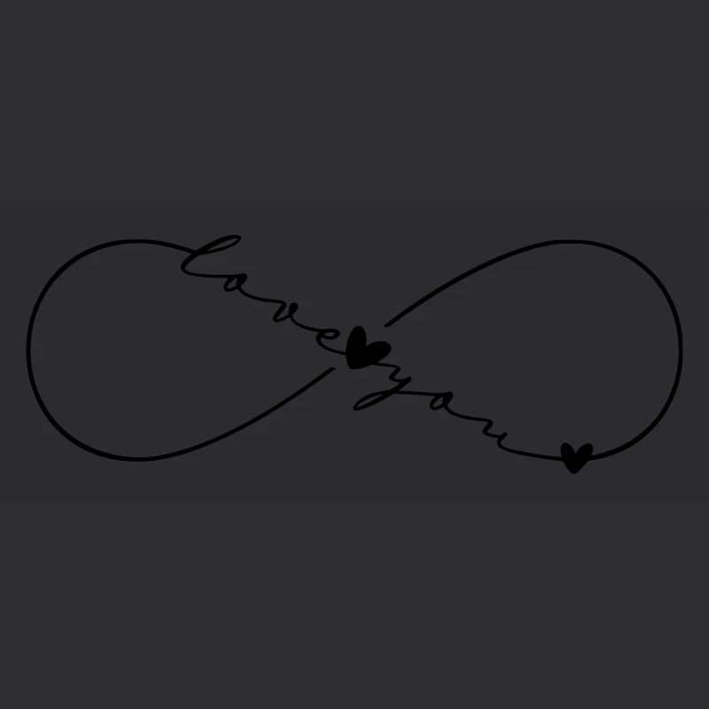Symbole de l’infini Love You
