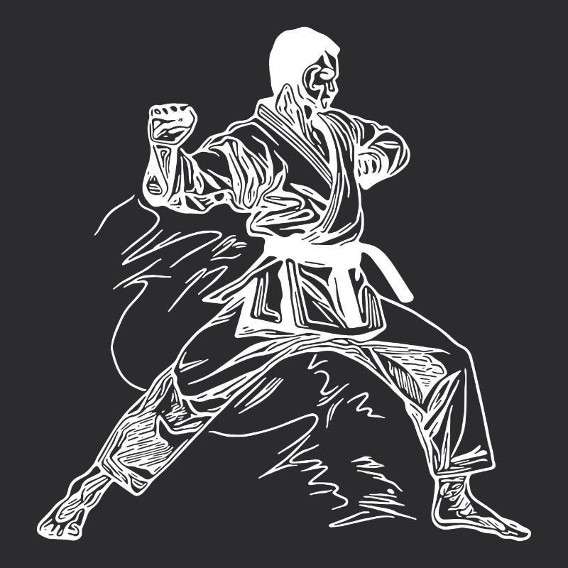 Karate Anzug Tattoo Dojo Style Kampfgeist