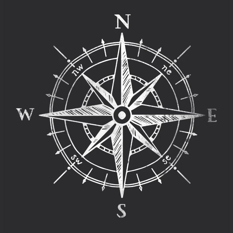 Gift Retro Compass Cardinal points