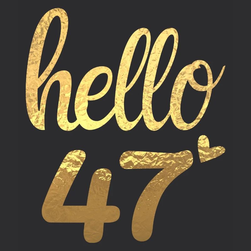 Hello 47 doré