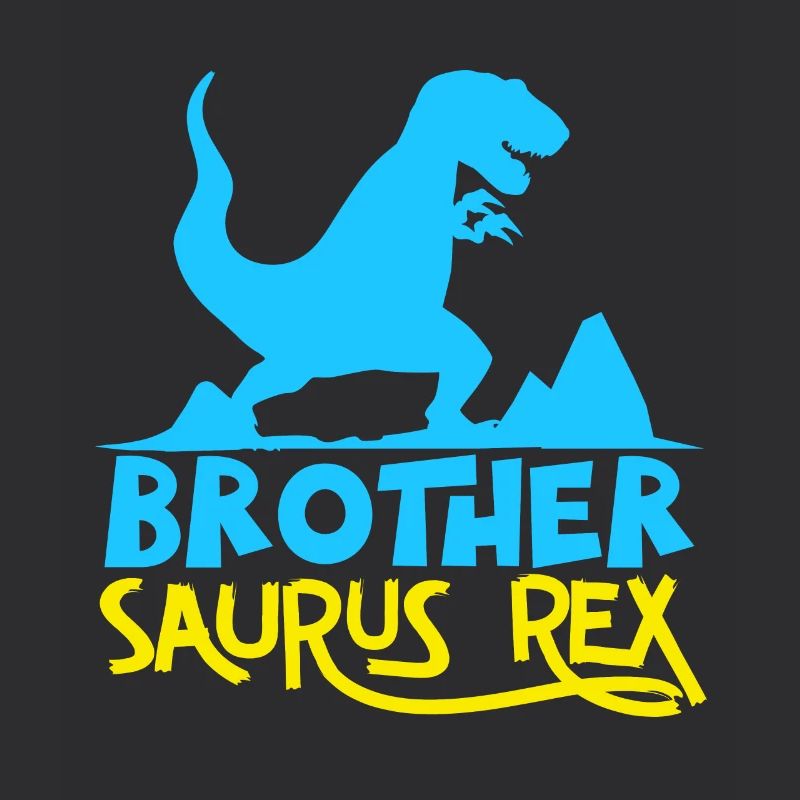 Bruder Saurus Rex - lustige Dinosaurier-Grafik