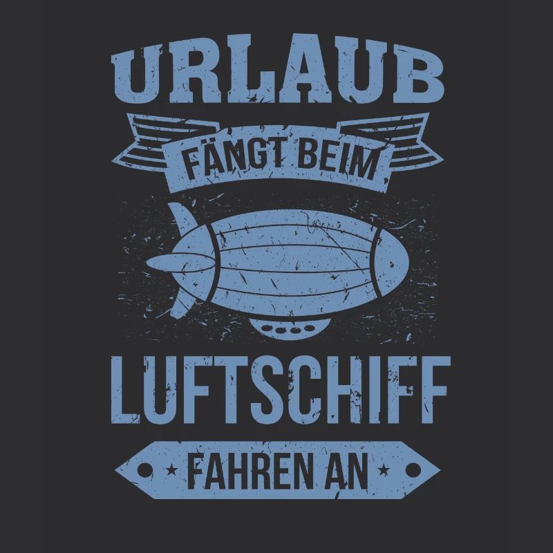 Luftschiff Urlaub fängt an