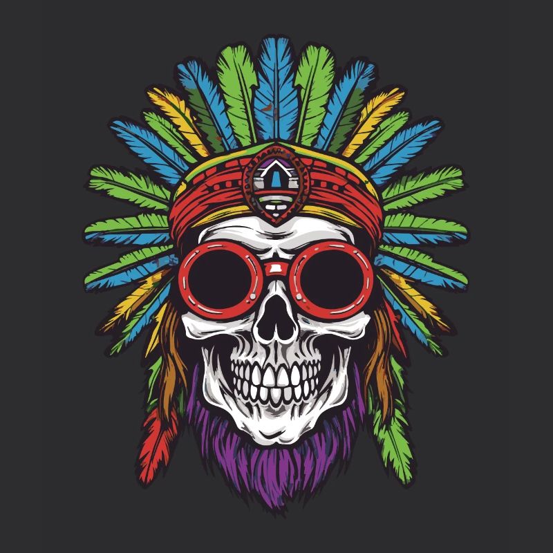 Apache Skull Indian